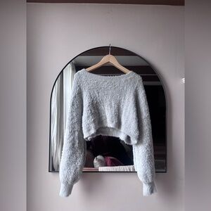 MAJORELLE | CROPPED FUZZY SWEATER | large